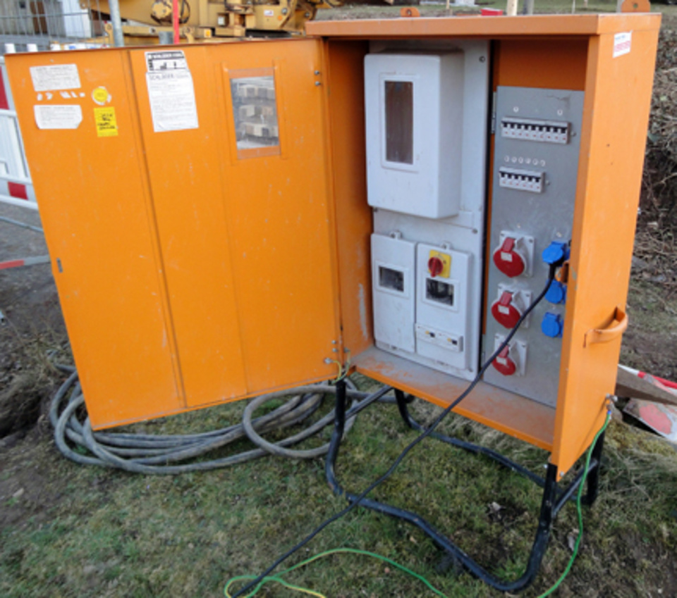 Baustromkasten bei Schönberger Elektrotechnik in Ellwangen